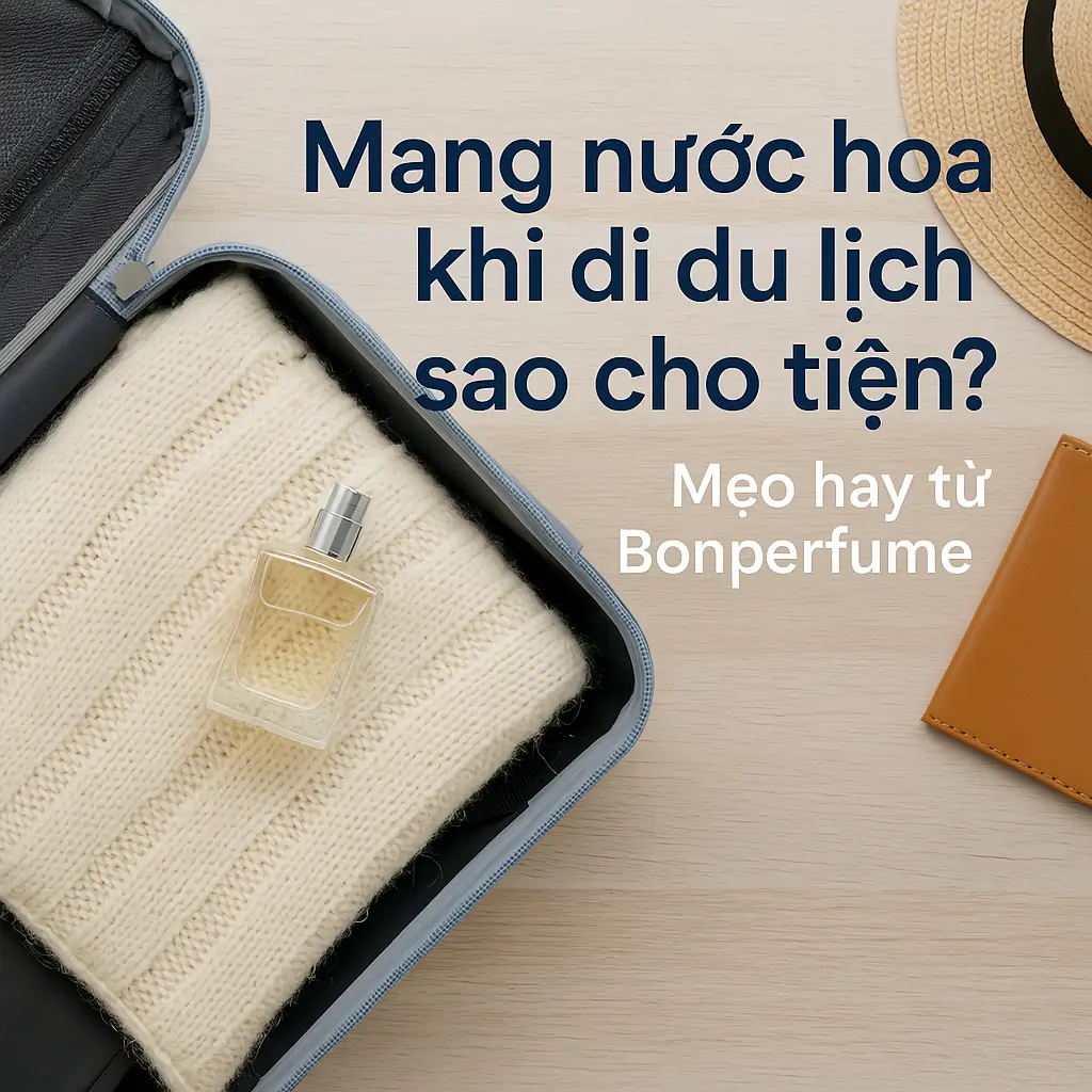 Mang nước hoa khi đi du lịch sao cho tiện