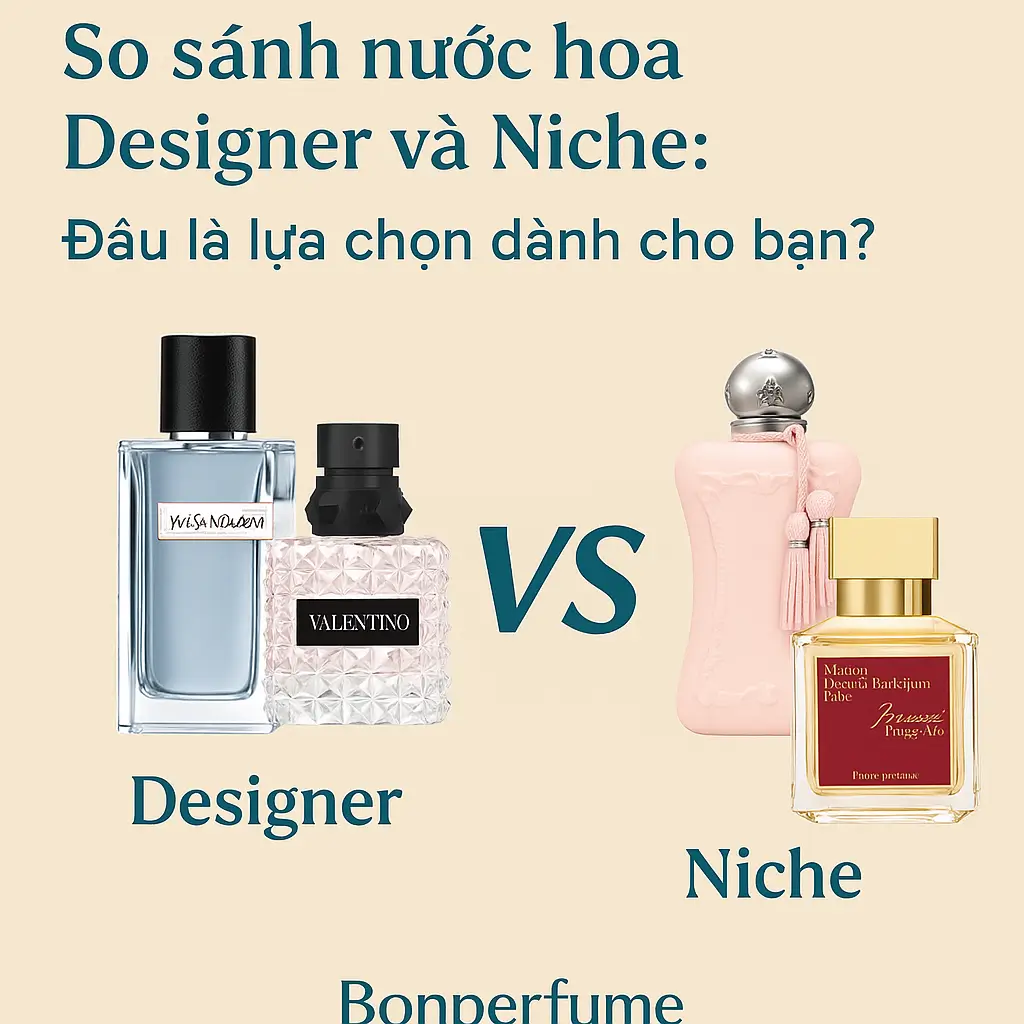 So sánh nước hoa Designer và Niche- Đâu là lựa chọn dành cho bạn?